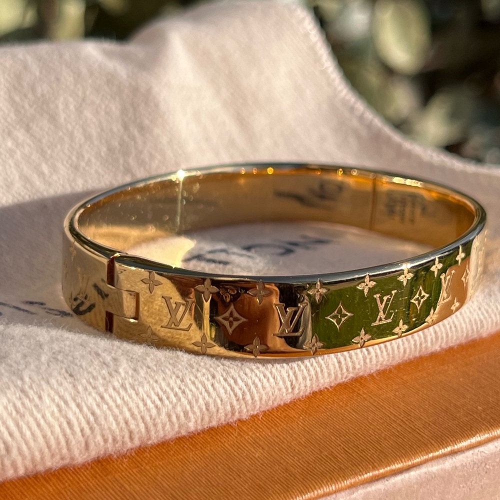 Louis Vuitton Nanogram Cuff size S